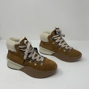 Sorel Out N About III Conquest Boots Women 10 Camel Brown Suede Waterproof S0598